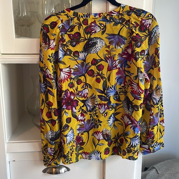 Vibrant j crew blouse - Picture 2 of 2